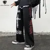 Herresp￥r aolamegs gotiska byxor m￤n japanska casual tr￶jor graffiti anime punk hippie bred ben byxor harajuku high street streetwear 220926