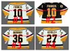 Vintage CCM DARIUS KASPARAITIS Penguins Hockey Jersey Lemieux JAGR MICHEL BRIERE JEAN PRONOVOST Ron Francis Kovalev BARNABY ALEX KOVALEV RON FRANCIS KEVIN STEVENS