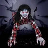 Halloween Toys Electric Toy Creepy Female Male Ghost Prank Props Crawing Bloody Voiceactivated Doll Festival Party Decoration 220924