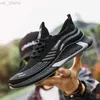 Andere schoenen Fashion Men Sneakers vliegen geweven gaas causale sportschoenen lichte strepen hardloopschoen niet-slip tennisschoenen buty robocze meskie l220923