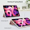 Case voor iPad 10.2 10th 9th 8th 7th 9.7 5/6th Air 2/3/4 10.5 10.9 Pro 11 Mini 6 5 4 3 2 1 Slim Smart Case Soft Back Cover met potloodhouder