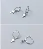 Stud Earrings 925 Sterling Silver Hanging For Women 2022 Star Cross Heart Charm Tassel Earring Pendientes Aretes De Mujer