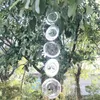 Decorative Figurines Wind Spinner Stainless Steel 3D Rotating Chime For Home Decor Aesthetic Garden Hanging Decoration Outdoor Windchimes