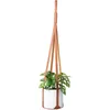 Moderns lederen plantenhanger potten planten hangende riemriem modern muur plafond ophangen voor bloem pot indoor outdoor gwb15797