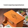 Decorative Figurines 925gifts Classical Diy Wooden Piano Music Box 15-Note Hand-Cranked Custom Gifts To Women Men Creative Score