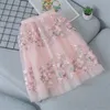 Faldas para niñas adolescentes Faldas bordadas para niños Falda de lentejuelas para niñas Falda larga de baile de verano Falda de princesa Cintura elástica Ropa para niños 220924