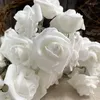Bandes LED guirlande lumineuse Rose fleur batterie puissance 2.5M 5M fête de mariage romantique chambre de noël décor à la maison Ins Po Prop fille cadeau