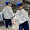 Pullover Children Sweatshirts For Boys Cotton Coat Long Sleeve Baby Boy Topps Kids Spring Höstkläder 5 6 7 8 9 10 11 12 13 14 Years 220924