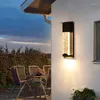 Applique murale étanche extérieure moderne minimaliste lumière LED balcon couloir allée lumières Villa jardin porche décoration lampes