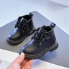 Boots Baby Kids Boys Short Shoes Autumn Winter Leather Children Fashion Toddler Girls Snow E08091 220924