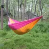 Hammock Parachute Double Lightweight Nylon Hammock Camping Adult Camping ao ar livre Hammocks Survival Garden Swing Hunting Sleeping Sleeping Bed GCB15802