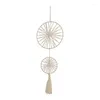 Estatuetas decorativas BMDT-NORDIC DREAM CACKER DE DREAM LINHA DE CLOGOLHO TERRO TERGULA TAUSEL BOHEMIAN HELING PENDELO DE PENENTE Decoração da sala de estar