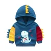 Pullover Vera Pelliccia Breve Giacca Invernale Personalizzata Imbottita Termica Con Dinosauro Cartone Animato 220924