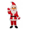 Christmas Cute Santa Claus Mascot Costume Cartoon Character Outfit Suit Halloween Adults Size Birthday Party Outdoor Outfit Charitable activities