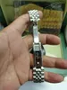 Con scatola originale Orologi di lusso di alta qualità 41mm Quadrante bianco 18k da uomo Orologio da polso da uomo automatico di marca di moda più grande DIAMANTE Orologio da polso 2813