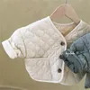 Kids Jackets Coat Winter New Children's Boys And Girls Autumn Coat Padded Jacket Bread Grid Cotton Outerwear Coats 20220927 E3