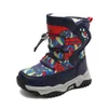 Botas de inverno crian￧as para meninos neve crian￧as sapatos de moda confort￡vel Mantenha a crian￧a quente chaussure enfant 220924