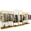 IJzeren Kleding Hanger Rack Commerci￫le meubels Dubbele rij Zhongdao Doekjes Rekken Kleding Store Haak Display Plan Gemonteerde doek Hangers