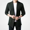 Herentruien 2022 Autumn Winter Fashion Men V-Neck Streetwear gebreide trui jas mannelijke warm slank fit massief kleur vest K55