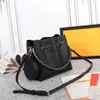 Bags Shoulder Crossbody Gradient colour Mahina leather bella bucket removable coin purse women Hollow Out perforated pattern Drawstring
