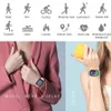 Y22 Smart Watch Touch screen completo da 1,72 pollici Chiamata BT Fitness Cardiofrequenzimetro Monitor per la pressione arteriosa Sfondo personalizzato per Android IOS