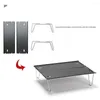 Camp Furniture Outdoor Aluminum Plate Table Camping Portable Folding Splicing Alloy Barbecue Mini Tea U2t4