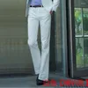 M￤ns kostymer 2022 Spring Autumn Fashion Korean Style Men's Solid Outwear Business Suit Long Trousers Mane Casual Slim Flare Pants S51