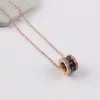 Jewelry designers Pendants Necklaces Never Fading 14K Gold Plated Luxury Brand Designer Stainless Steel Choker Pendant Necklace Beads Chain Jewelry Gifts