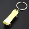 Porte-clés de planche à roulettes en métal porte-clés de voiture pendentif décoration de bagages porte-clés accessoires de mode porte-clés