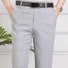 Męskie garnitury 2022 Spring Lato Modna Moda Moda Cienkie Business Casual Pants Mężczyzna luźne proste spodnie od dłuższych formalnych A261