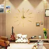 Relógios de parede Diy Silent Mechanic Watch Hands Watchwork grande arte industrial incomum luminosa para o quarto design em casa