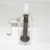 Matrix de apanhador de cinzas de vidro espesso de vidro de água de 14 mm para acessórios para fumantes para fumantes de cachimbo de cachimbo