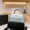 2022 top lady shoulder bag designer hand bag classic Pearlescent leather quilted crossbody luxury bags designers women portable cross body handbags wallet