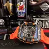 Luxury heren mechanisch horloge Richa Milles RM11-03 Volledig automatische beweging Sapphire Mirror Rubber Watchband Zwitserse polshorloges To90