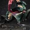 Anime Manga 12 cm figura GK Roronoa Zoro Threeblade Samaximum estatua acción colección modelo chico juguete 220924