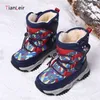 Para botas de inverno meninos crianças neve sapatos moda confortável manter quente criança chaussure enfant 2206j