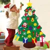 Christmas Decorations Kids DIY Felt Tree Merry For Home Ornaments Navidad 2023 Year Gifts Xmas 220927