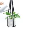 Moderns lederen plantenhanger potten plantengangenriemriem modern muur plafond opgehangen voor bloempot indoor outdoor bbb15797