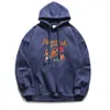 Embroidery Bear Fleece Sweatshirts Hoodies Streetwar 2022 Mens Harajuku Hip Hop Casual Pullover Hooded Fashion Tops