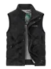 Gilet da uomo Primavera Autunno Gilet di velluto a coste Casual Tinta unita Colletto alla coreana Gilet Giacca senza maniche Capispalla slim fit S 4XL 220926