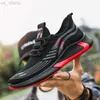 Andere schoenen Fashion Men Sneakers vliegen geweven gaas causale sportschoenen lichte strepen hardloopschoen niet-slip tennisschoenen buty robocze meskie l220923