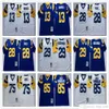 Mitchell och Ness Vintage Football 36 Jerome Bettis Jerseys Stitched 43 Troy Polamalu 58 Jack Lambert 33 Merril Hoge 47 Mel Blount 52 Mike Webster Jersey Man S-XXXL