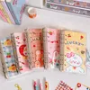 Блокноты Kawaii Rabbit A6 Binder Transparent Notebbook Повестка дня, установленная еженедельно еженедельное плановое дневное дневник папелерия Корея канцелярские товары 220927