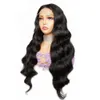 4x4 Body Wave Lace Closure Wig Brazilian Remy Human Hair Wigs For Black Women T Part Lace Wig Pre-Plucked Hairline Natural Color Bodywave Wig