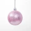 Decorazioni natalizie Ornamento per l'anno di Natale Ornamento per albero di pino Sfera con motivi glitterati 6 cm 12 pezzi 220927