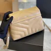 Designer Women Loulou Y Quilted Flap Shoulder Bag Luxurys Designers Bags France Brand Calfskin Leather Messenger Handbags Lady Cha244t