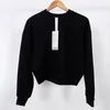 Ll Women Yoga Outfit Perfectly Oversized Sweatshirts Sweater Loose Long Sleeve Crop Top Fitness Workout Crew Neck Blouse Gym7897