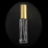 Garrafa de perfume vazia 3 5 10 20 ml spray garrafão de senhora de viagem recipientes de vidro separados de vidro portáteis de ouro preto de ouro preto 3ml