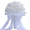 Bridesmaid Wedding Foam flowers Rose Bridal bouquet Ribbon Fake