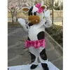 Rendimiento Flor falda vacas Disfraces de mascota Personaje de dibujos animados Traje Traje Carnaval Unisex Adultos Tamaño Halloween Navidad Fiesta de disfraces Carnaval Trajes